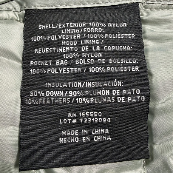 32 Degrees Short Quilted Packable Down Jacket - NWT Womens Large - #48453-C6 - Picture 5 of 5